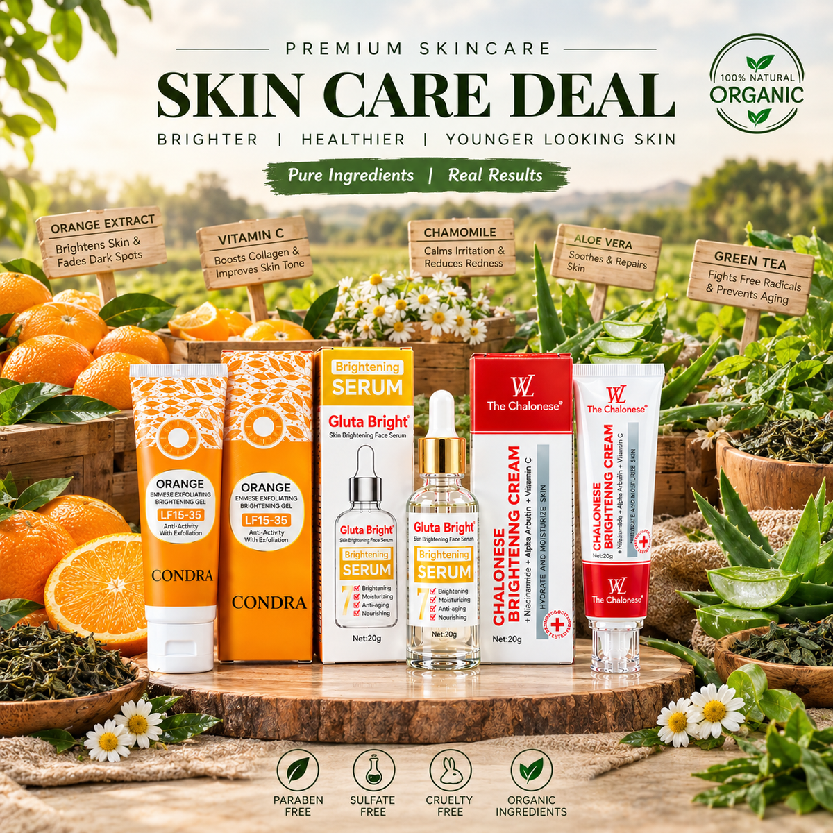 Full Skin Care Deal || Bundle of 3 Products